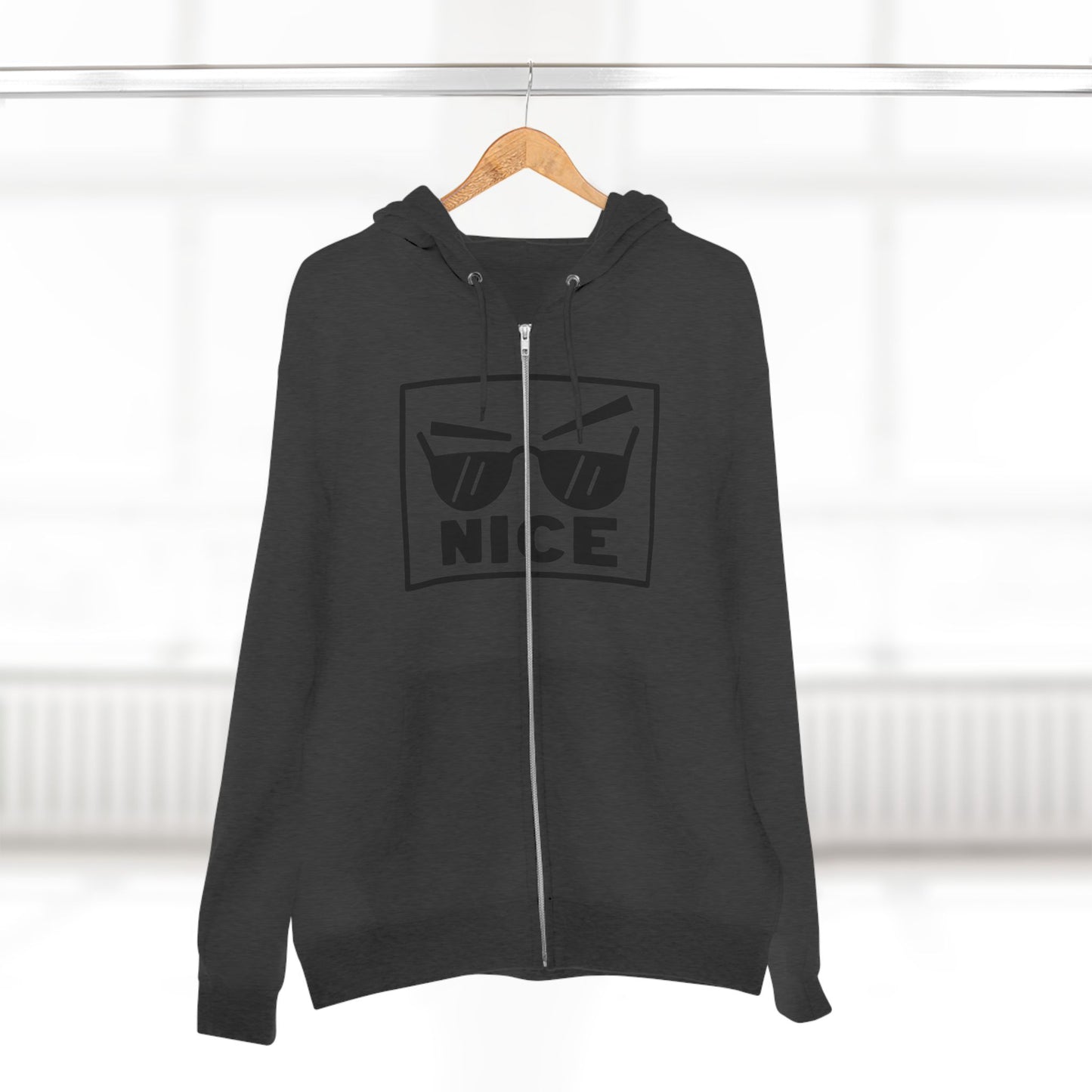 Cool Sunglasses Unisex Zip Hoodie - Streetwear Jacket, Gift for Friends, Casual Outfit, Winter Wear, Men's & Women's Fashion
